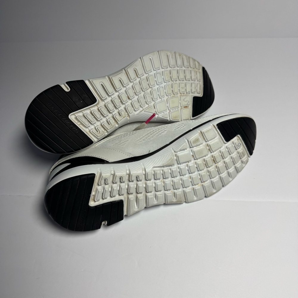 Skechers Air-Cooled Memory Foam Athletic Sneakers Women’s 9 Off White Pink - Picture 15 of 15